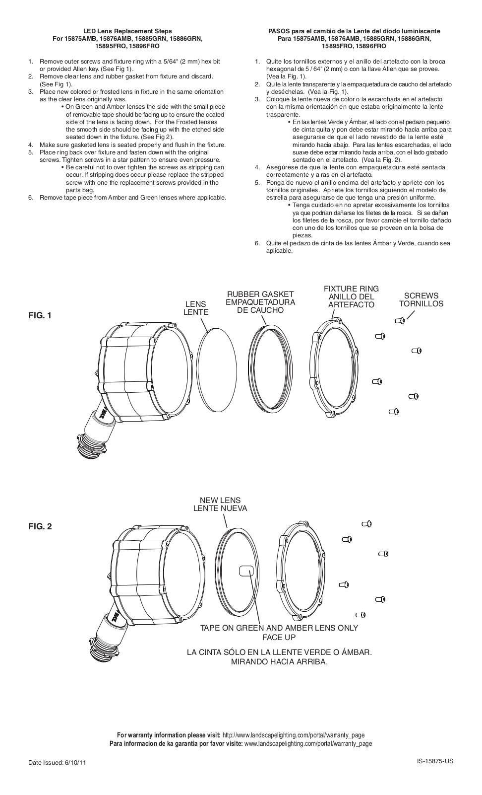 Kichler 15875 User Manual