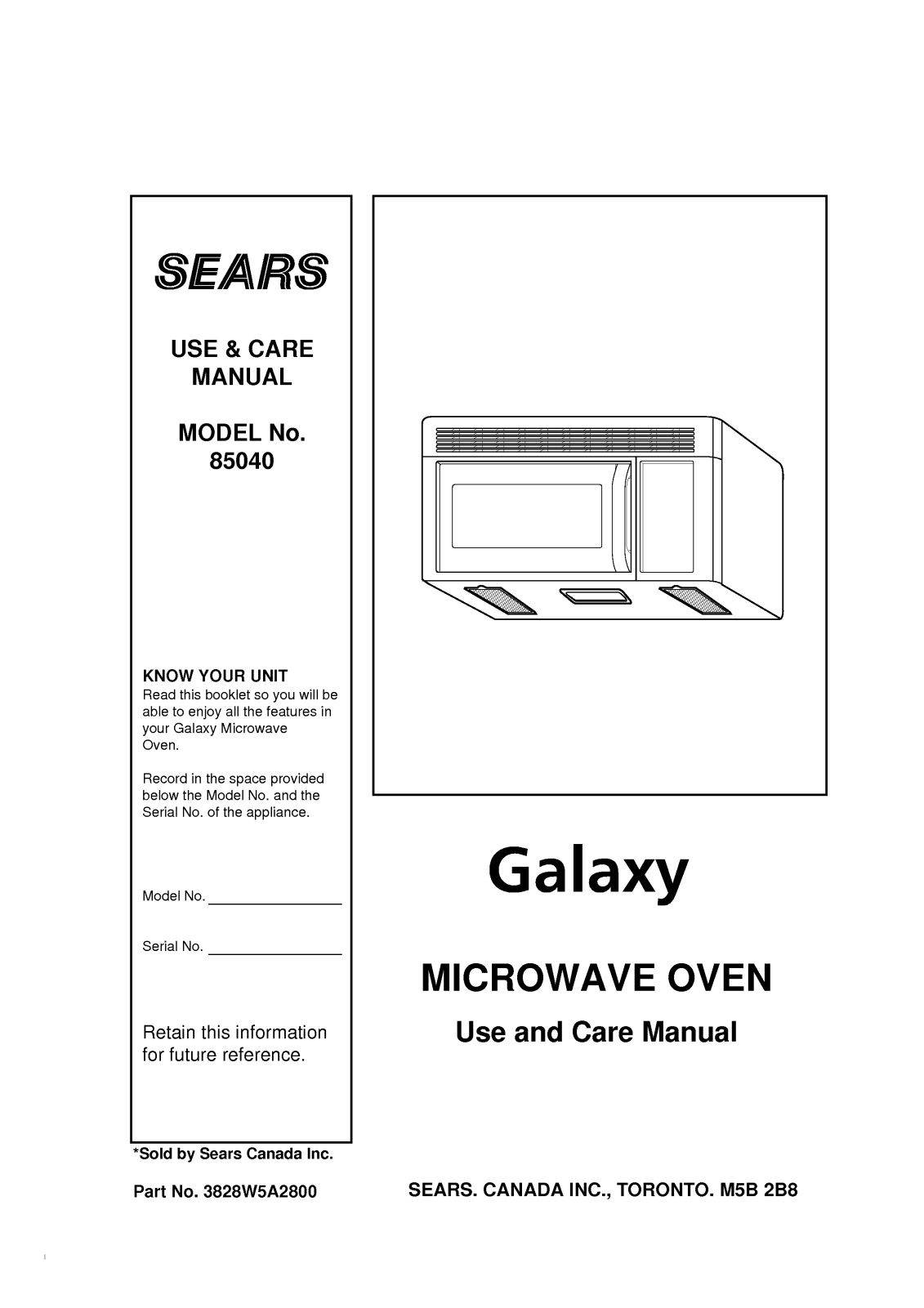 LG 85040 User Manual