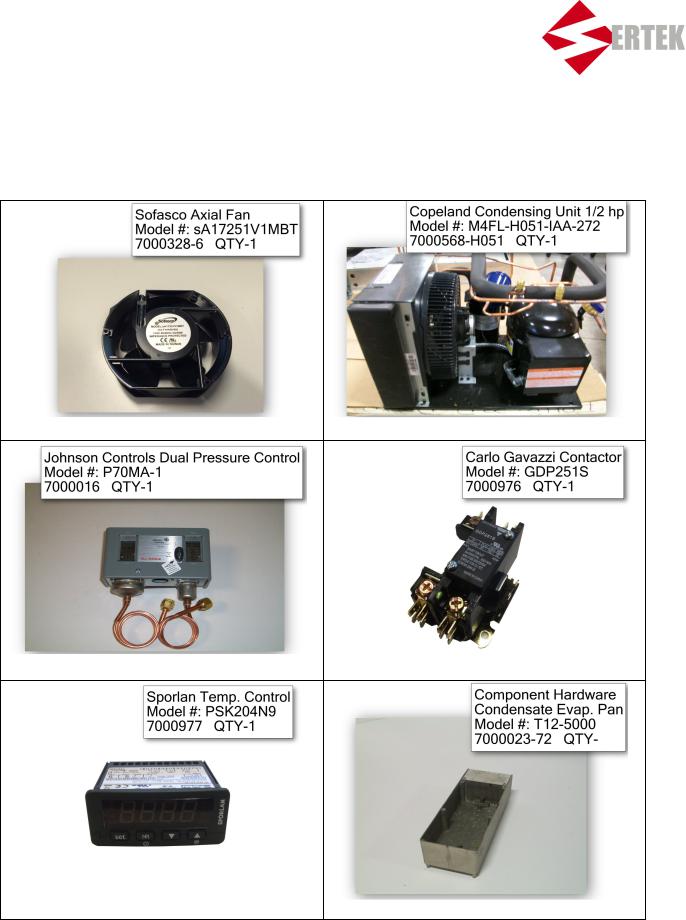 Sertek E0703-FD018100 Installation Manual