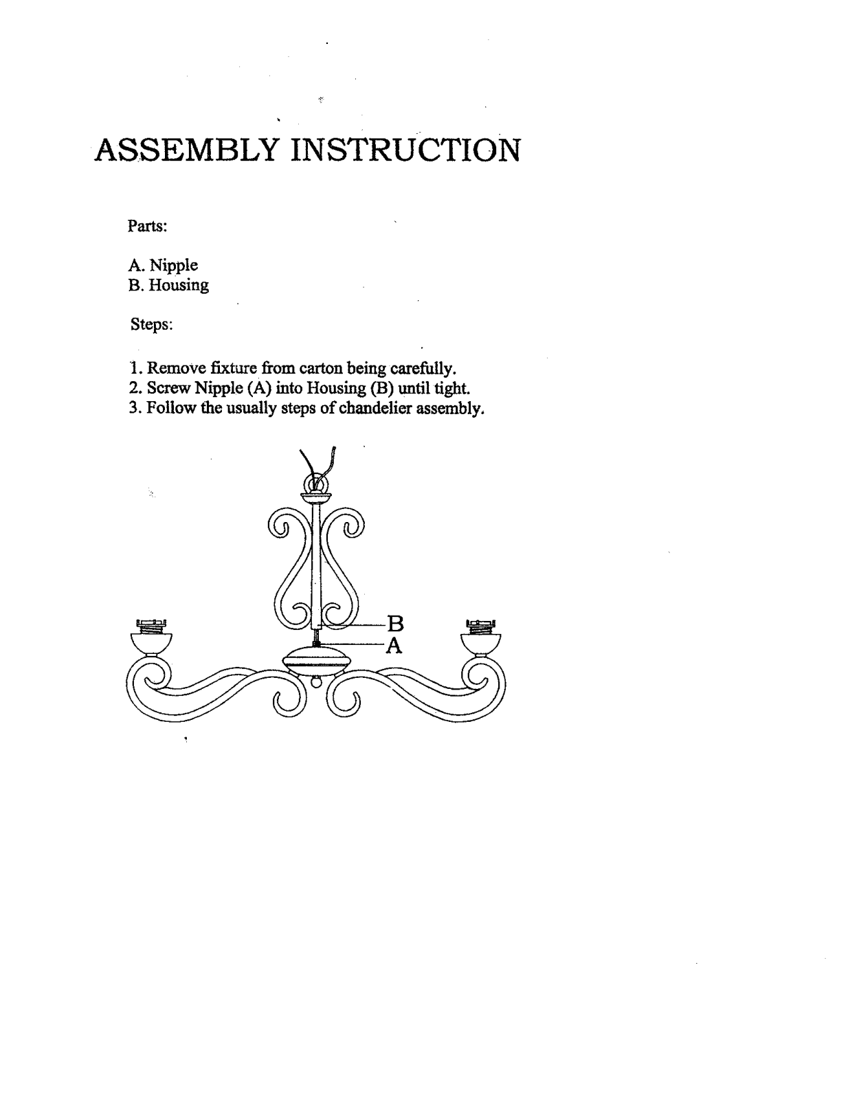 Fleur De Lis Living FLDV9115 Installation & Assembly - ManualMachine.com