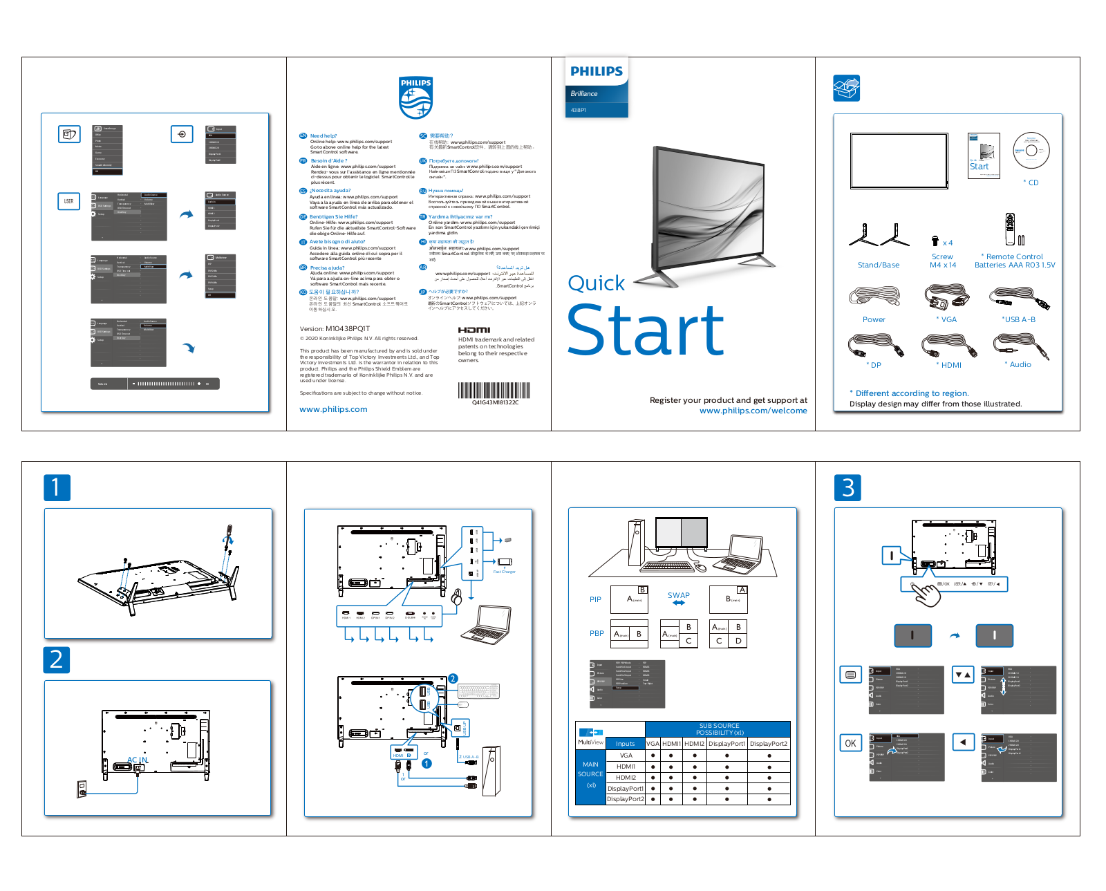 Philips 438P1/70 quick start guide - ManualMachine.com