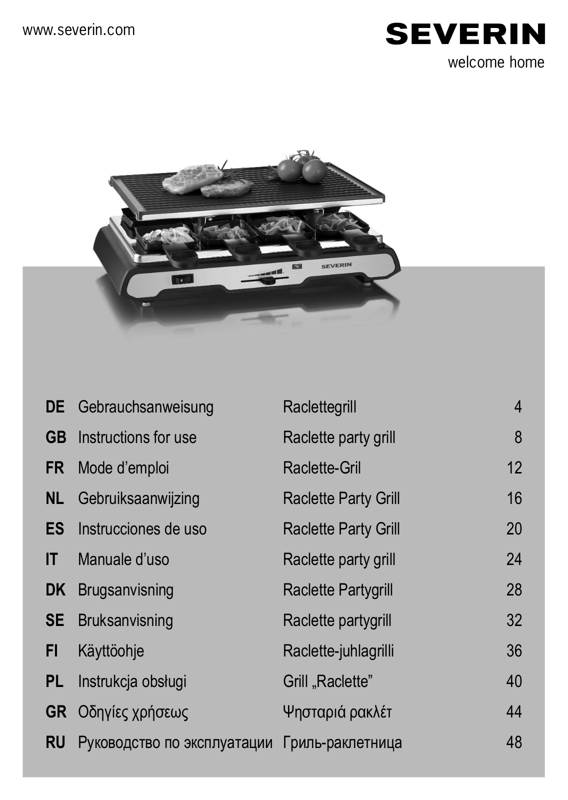 Severin RG 2685 User Manual