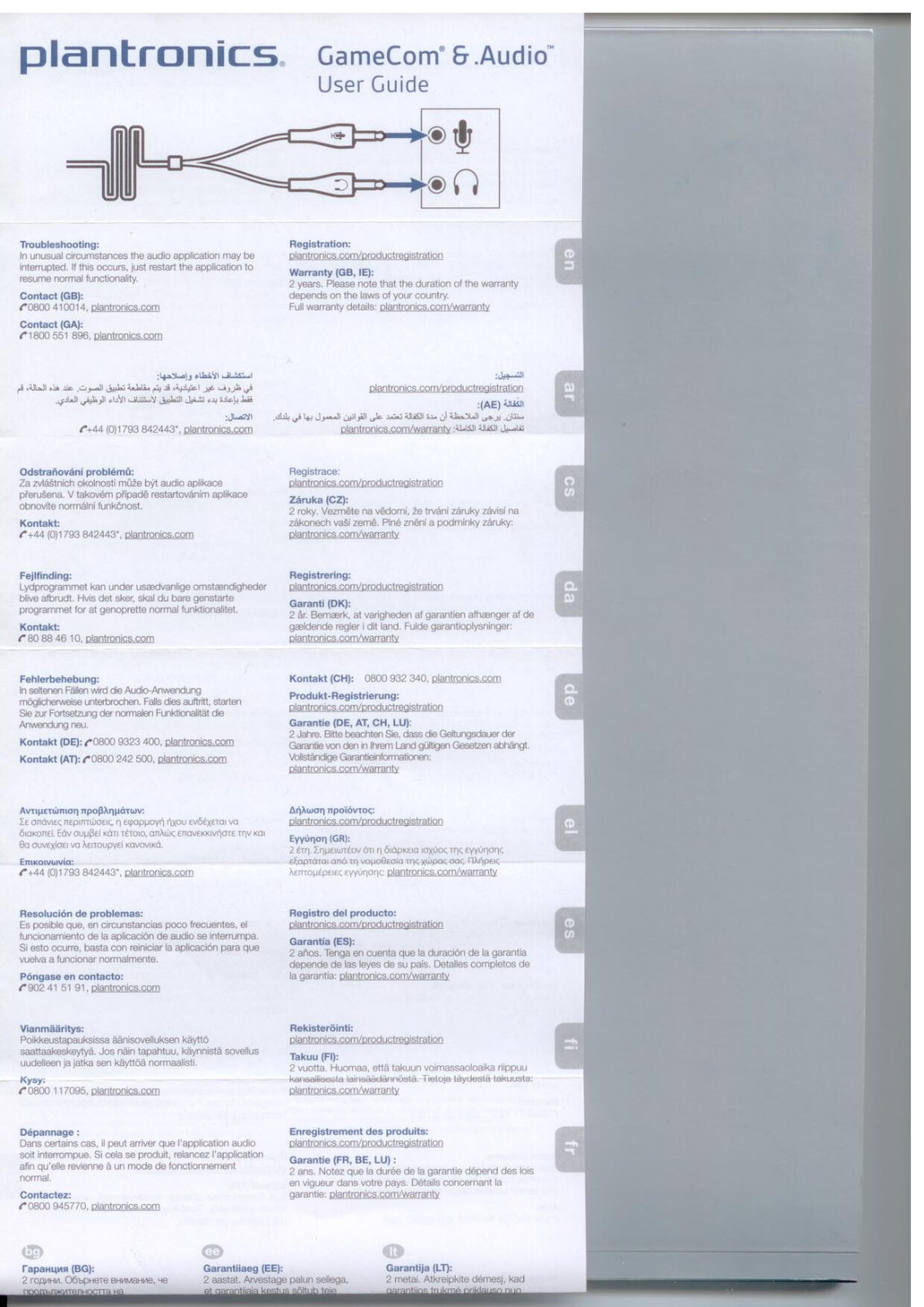 Plantronics Audio 355 User Manual