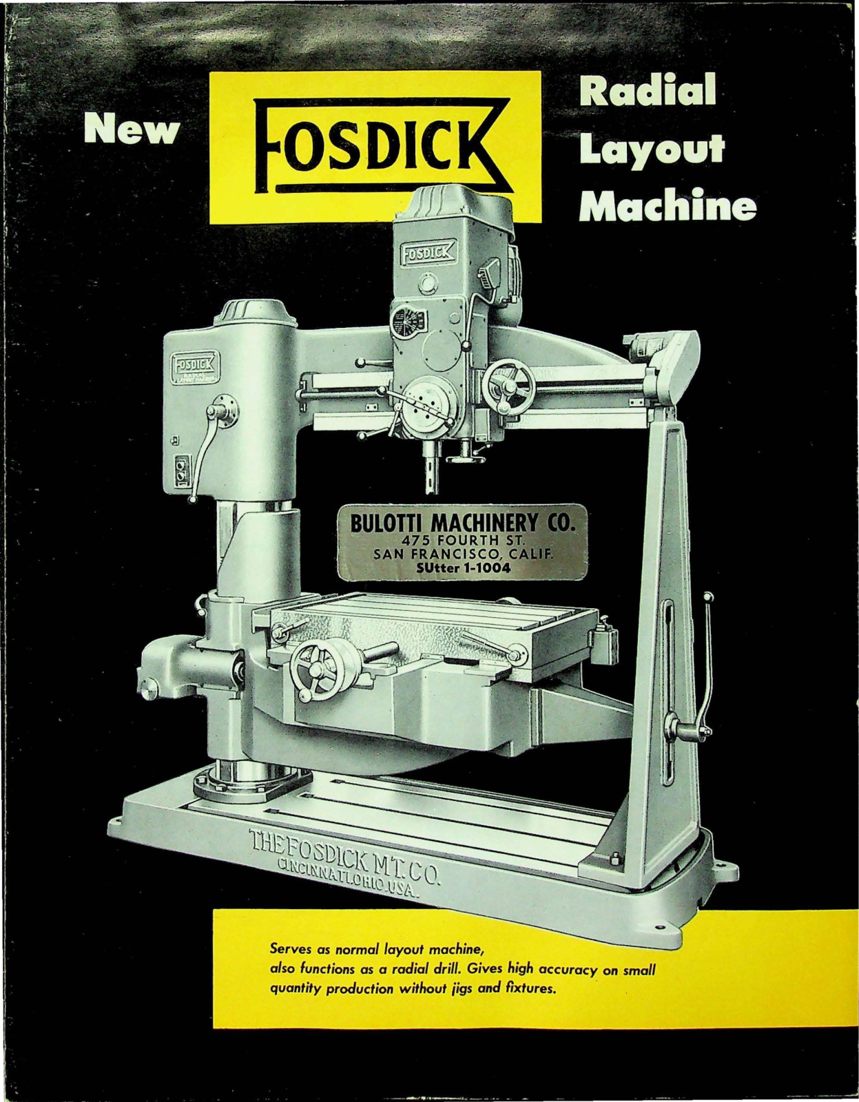 Fosdick Machine Tool Radial Layout Machine Drill, Radial - ManualMachine.com