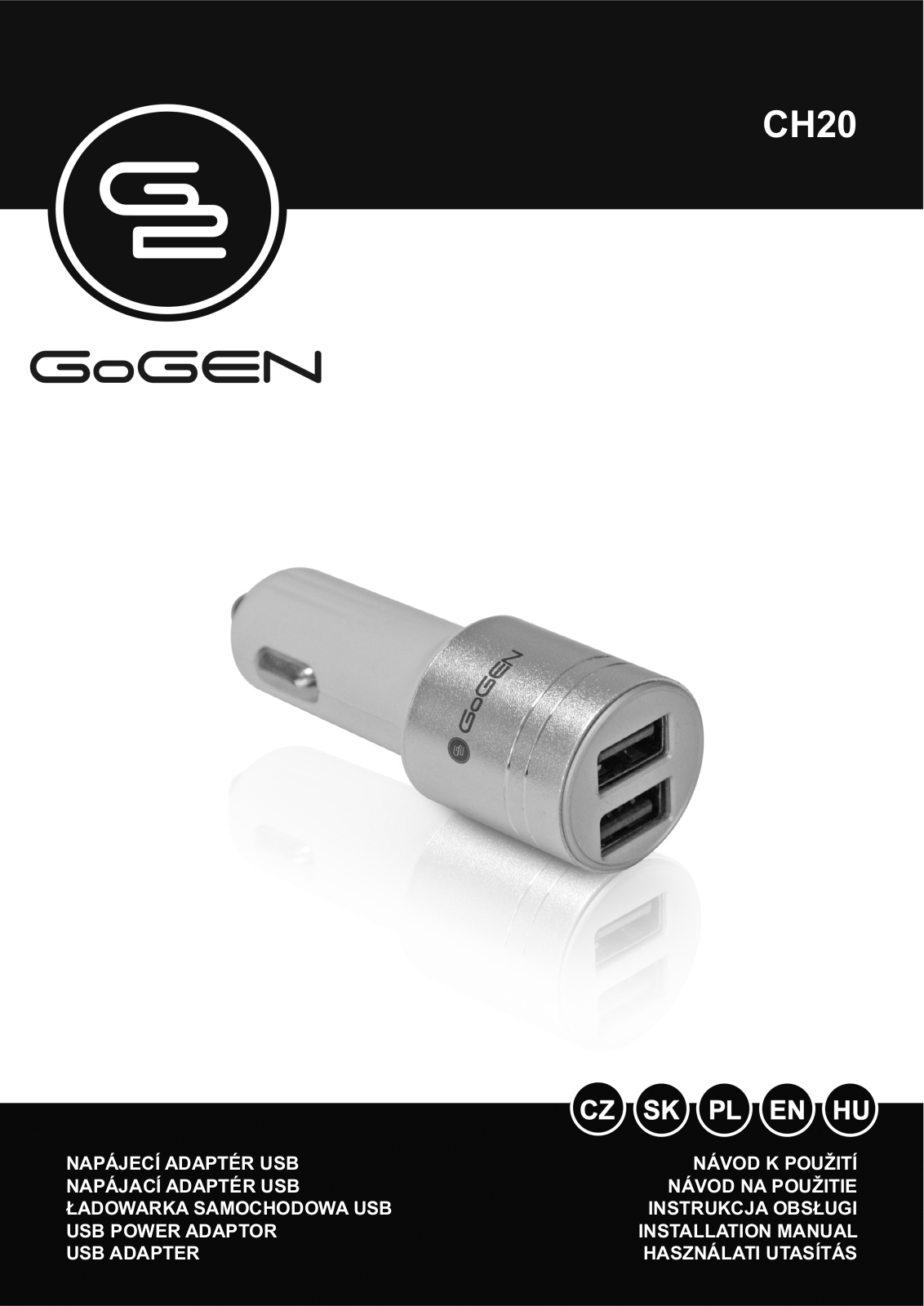 GoGEN CH20 User Manual