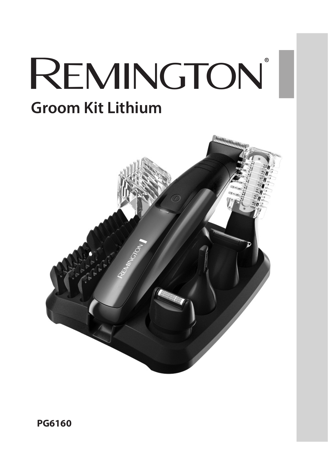 Remington PG6160 User Manual