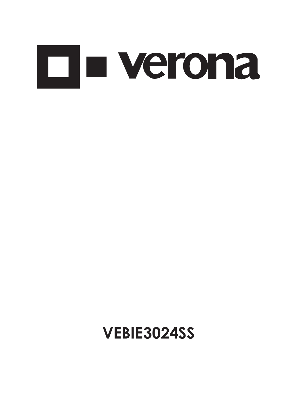 Verona VEBIEM3024SS Installation manual