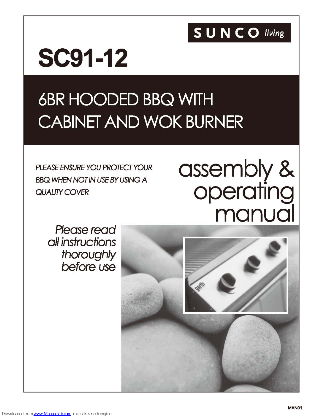 Sunco SC91-12, SC6012 Assembly & Operation Manual