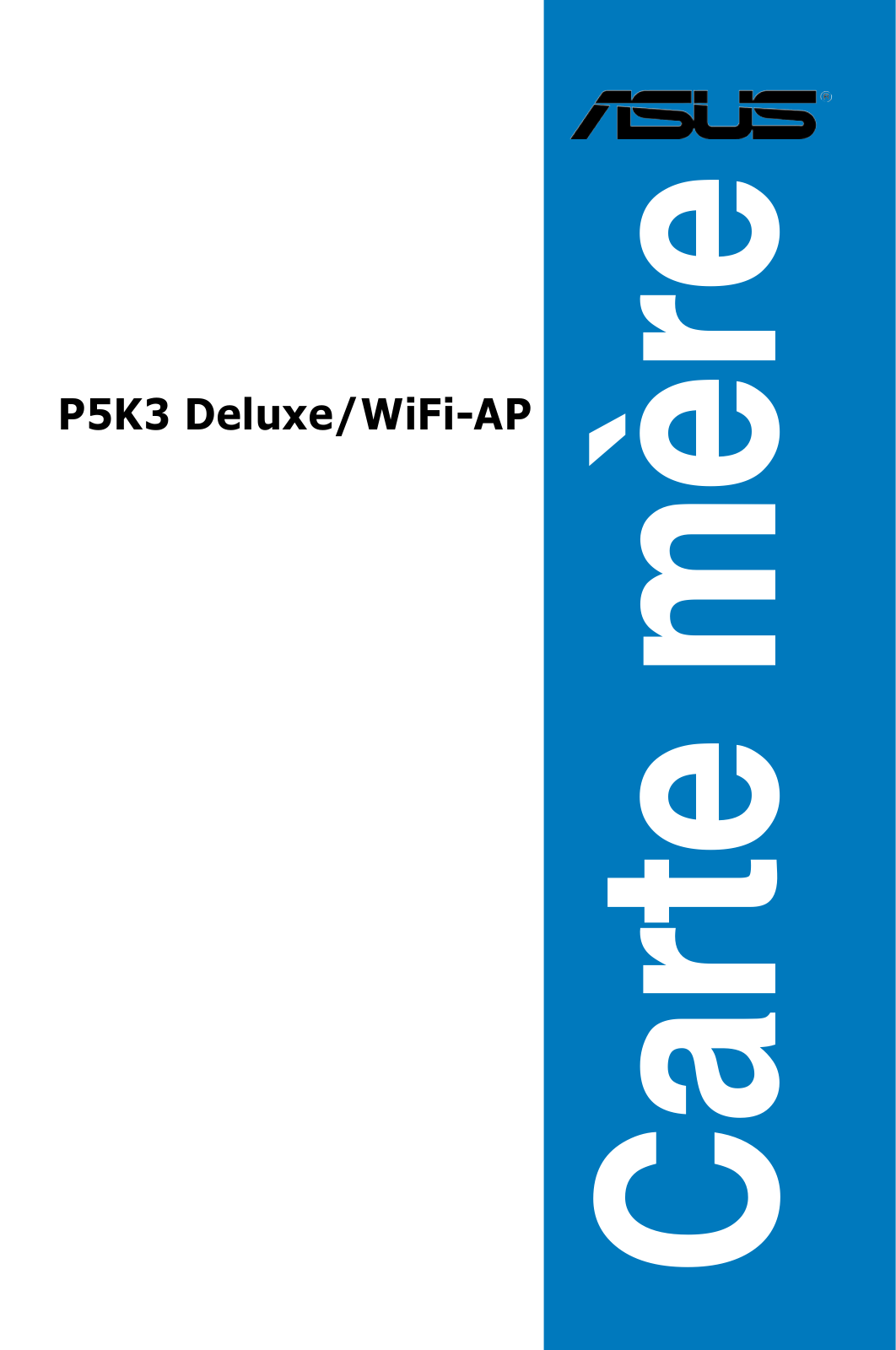 Asus P5K3 DELUXE User Manual