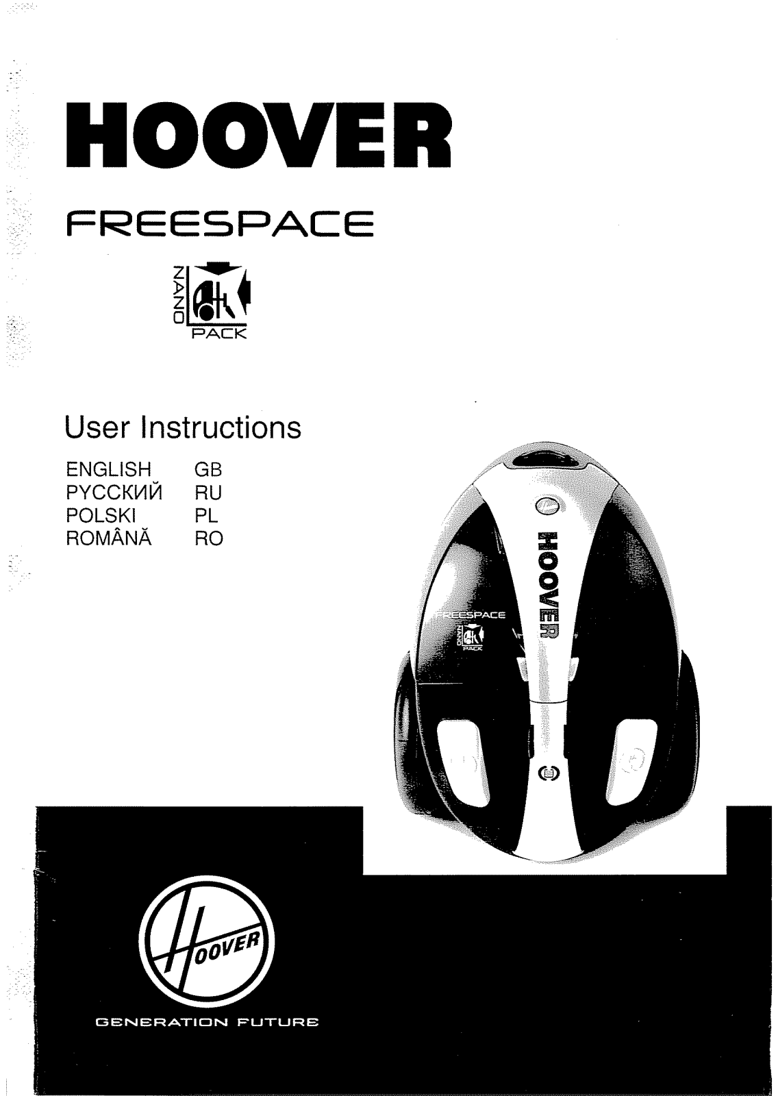 HOOVER TFS-5186 User manual