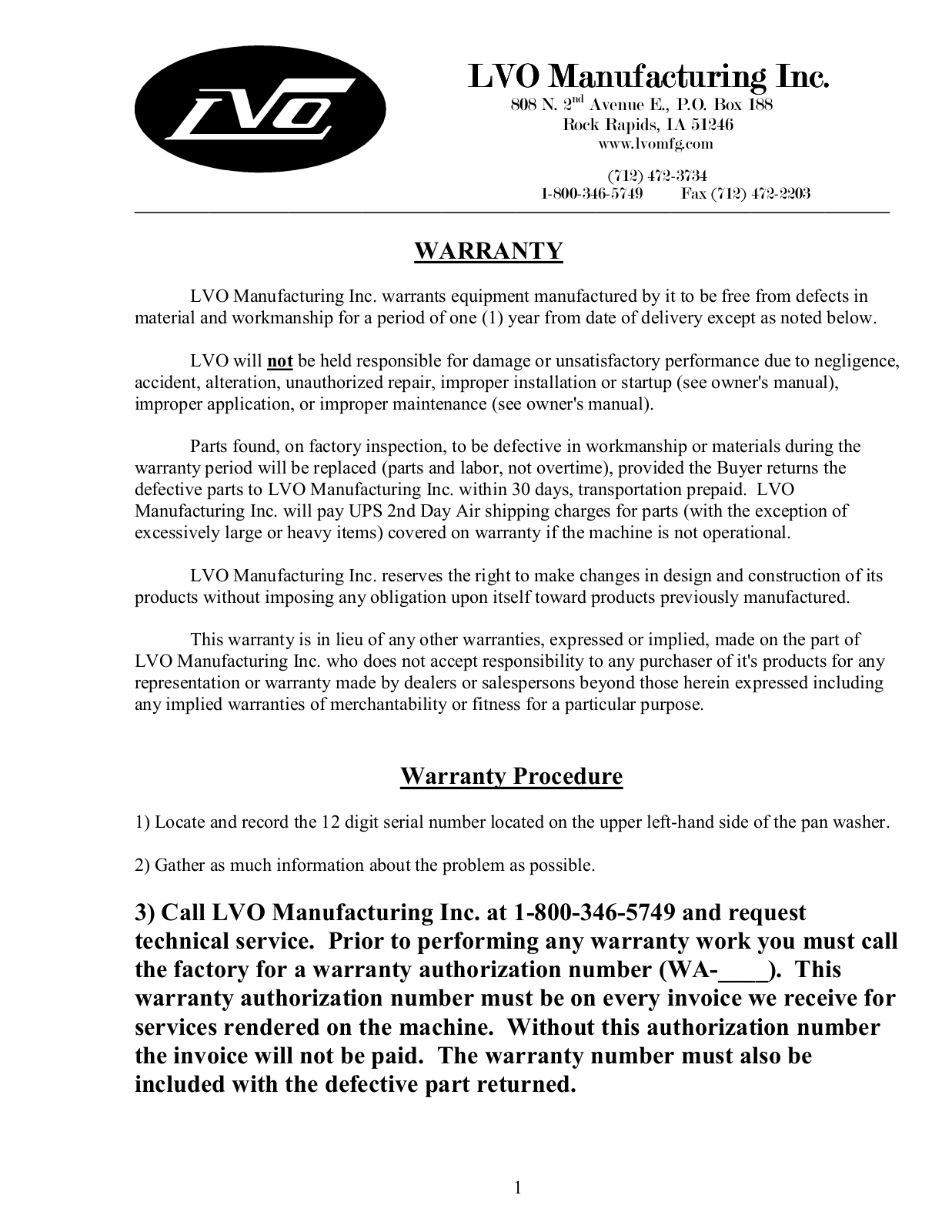 LVO PT25 User Manual - ManualMachine.com