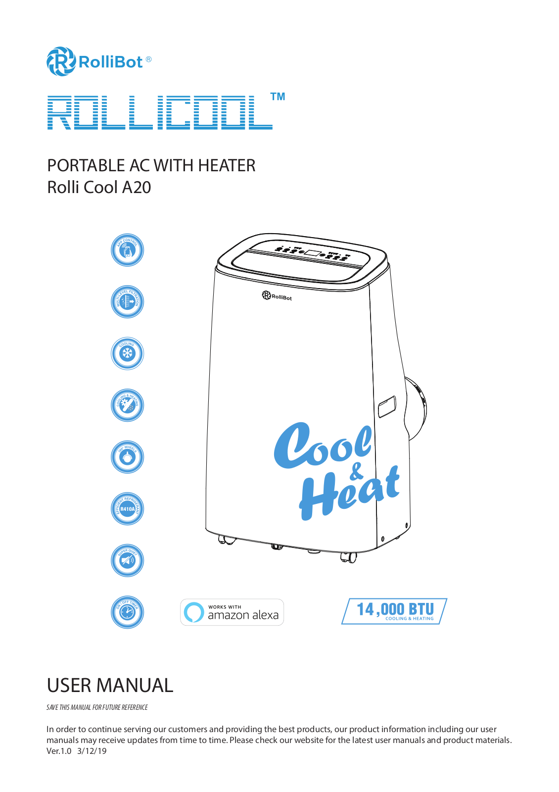 rollibot Rolli Cool A20 User Manual