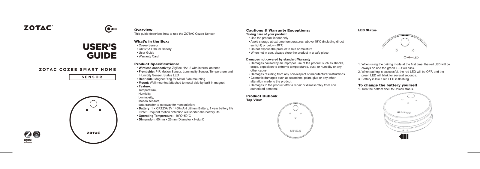 PC Partner ZIOT JN5168 User Manual