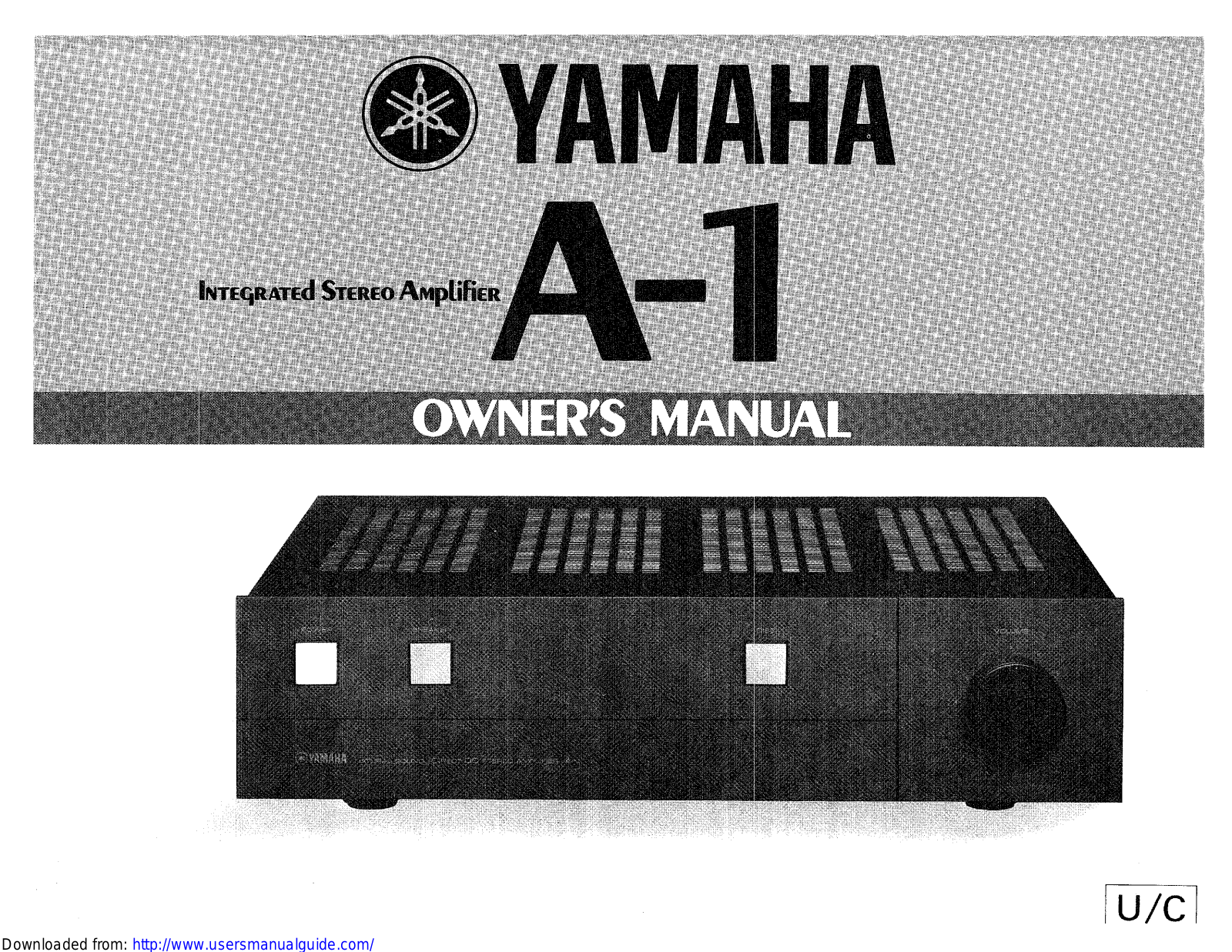 Yamaha Audio A-1 User Manual