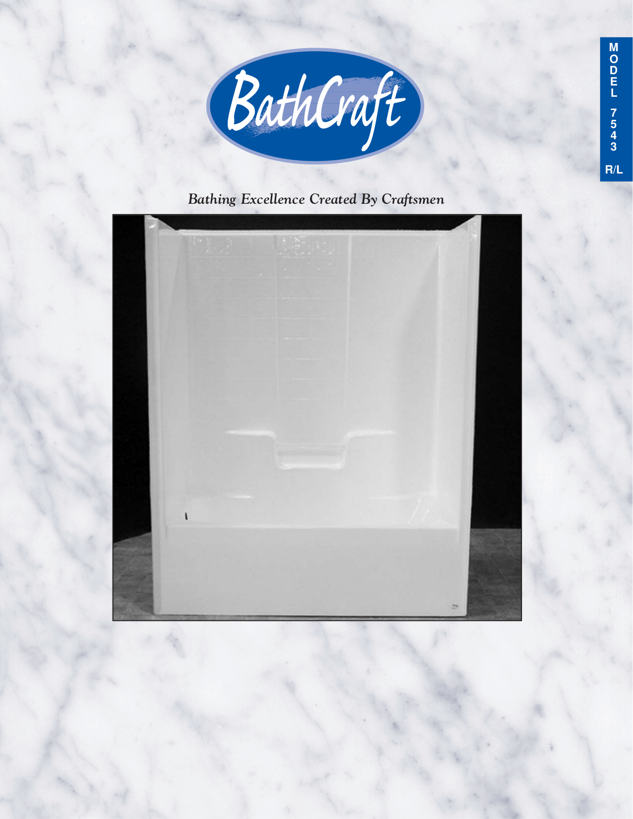 Bathcraft 7543R, 7543L User Manual