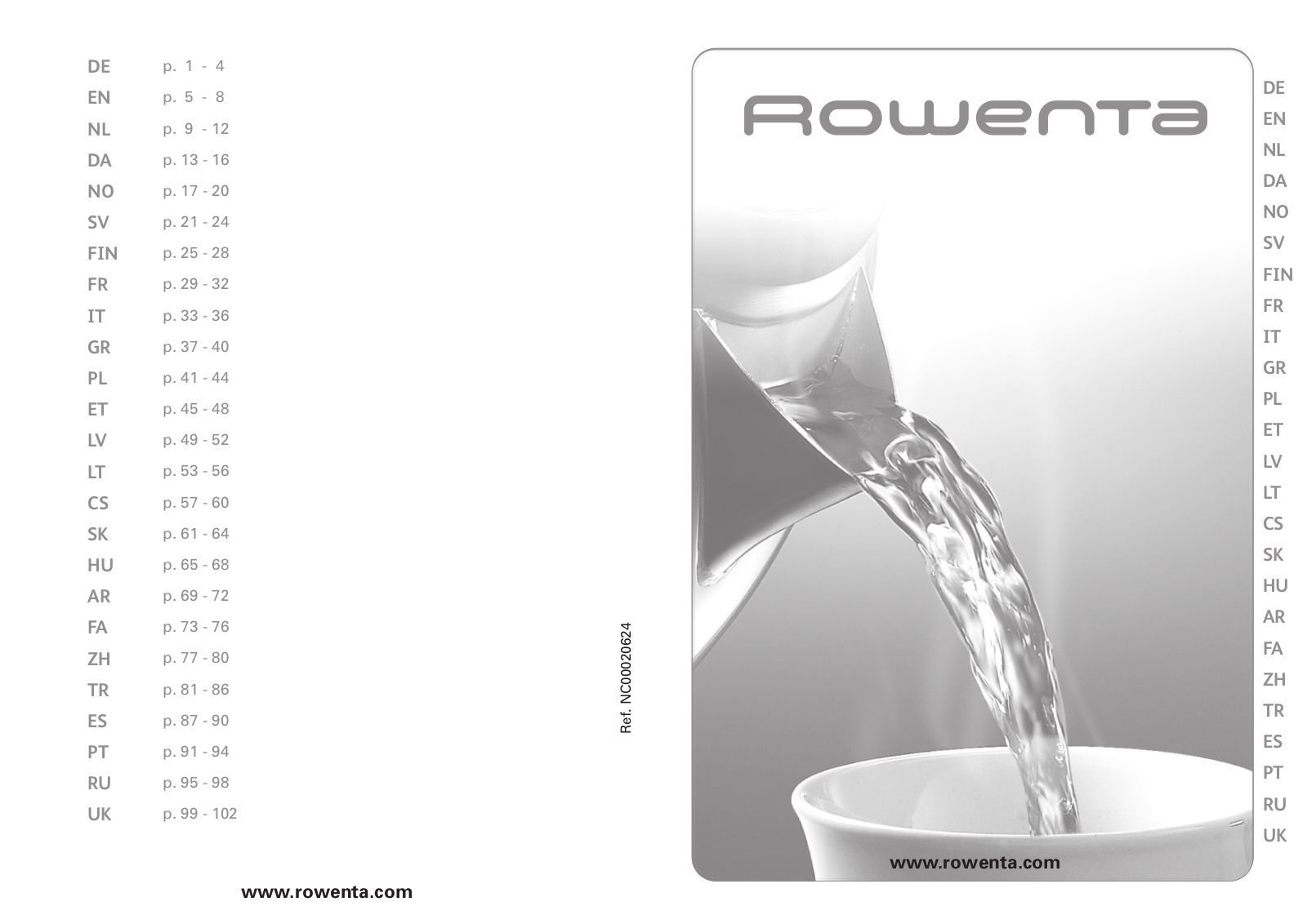 Rowenta BV200B User Manual