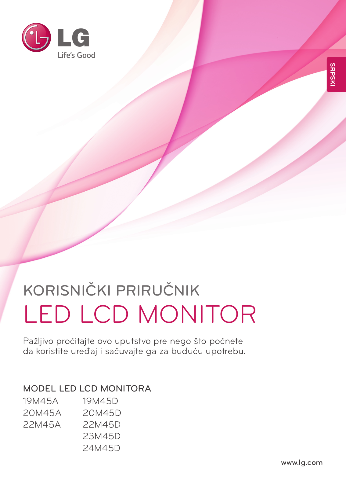 LG 22M45D-B Owner's Manual