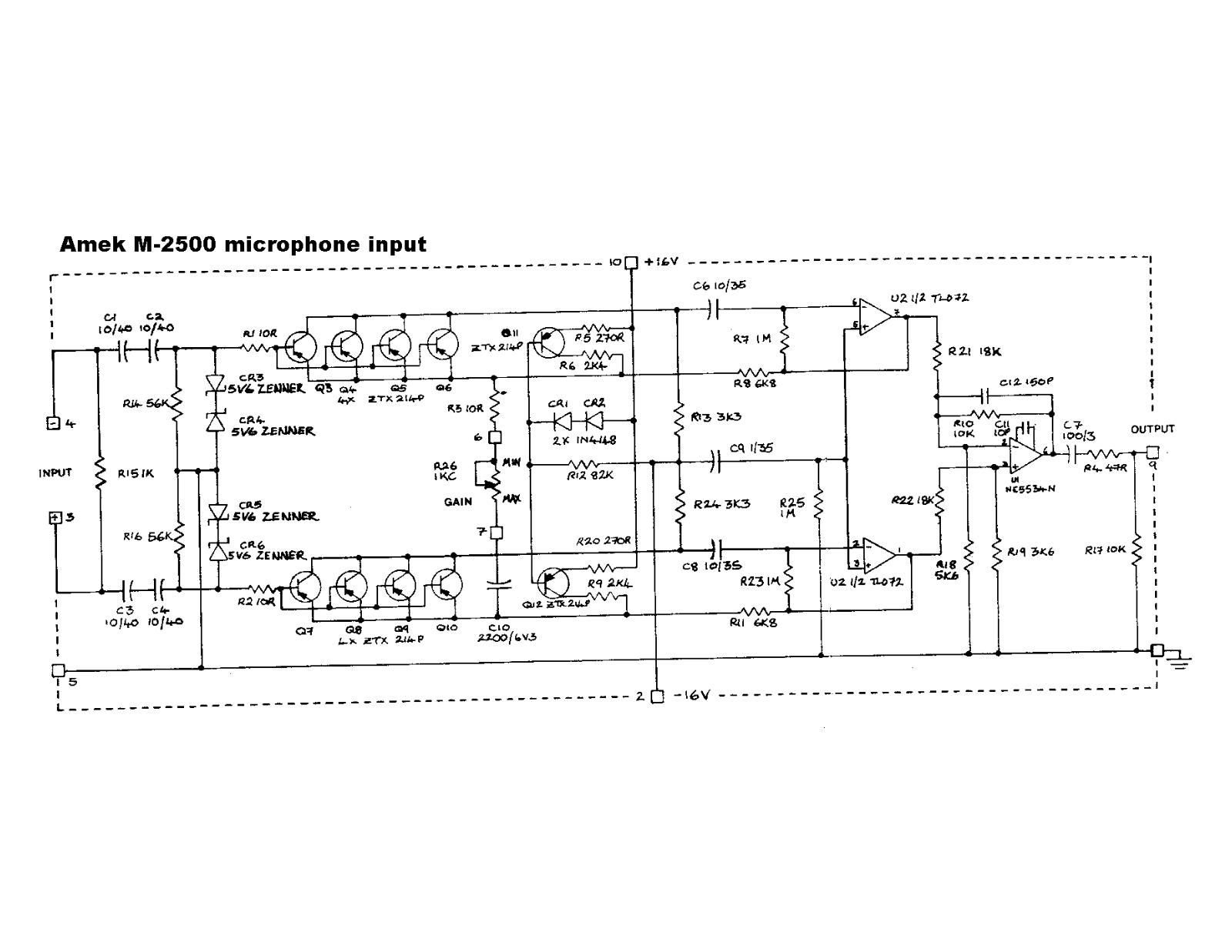 Other A Amek-M2500 Schematic - ManualMachine.com