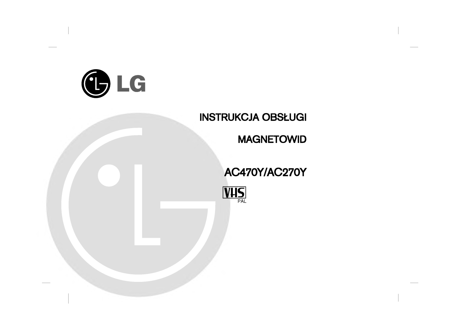 Lg AC470Y, AC270Y User Manual