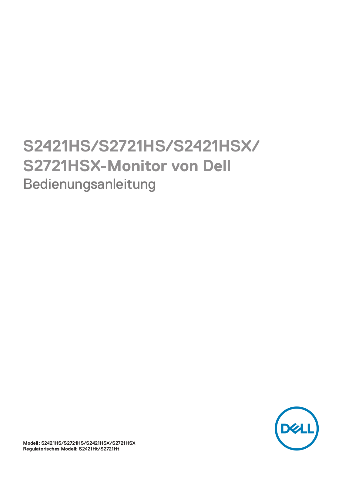 Dell S2421HS Service Manual