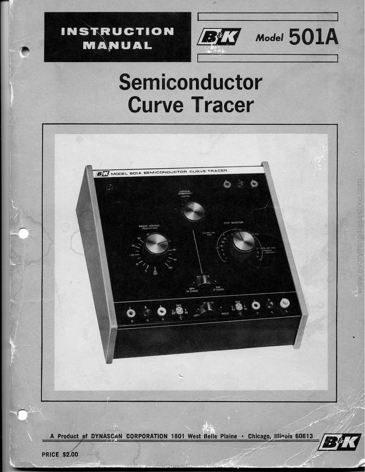 B&K bk-501a User Manual