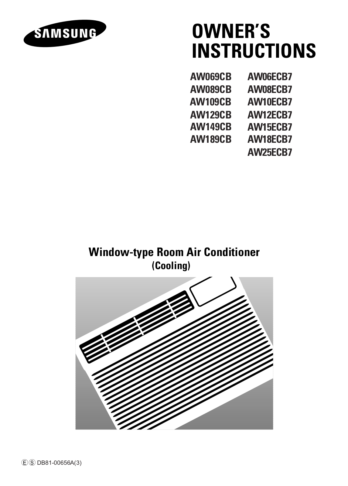 SAMSUNG AW18ECB8 User Manual