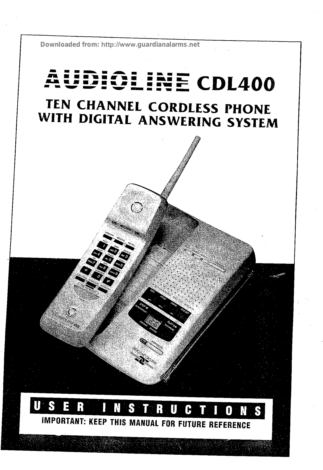 Audioline CDL400 User Manual