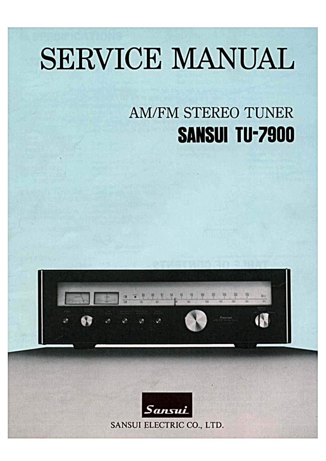 Sansui TU-7900 Service Manual