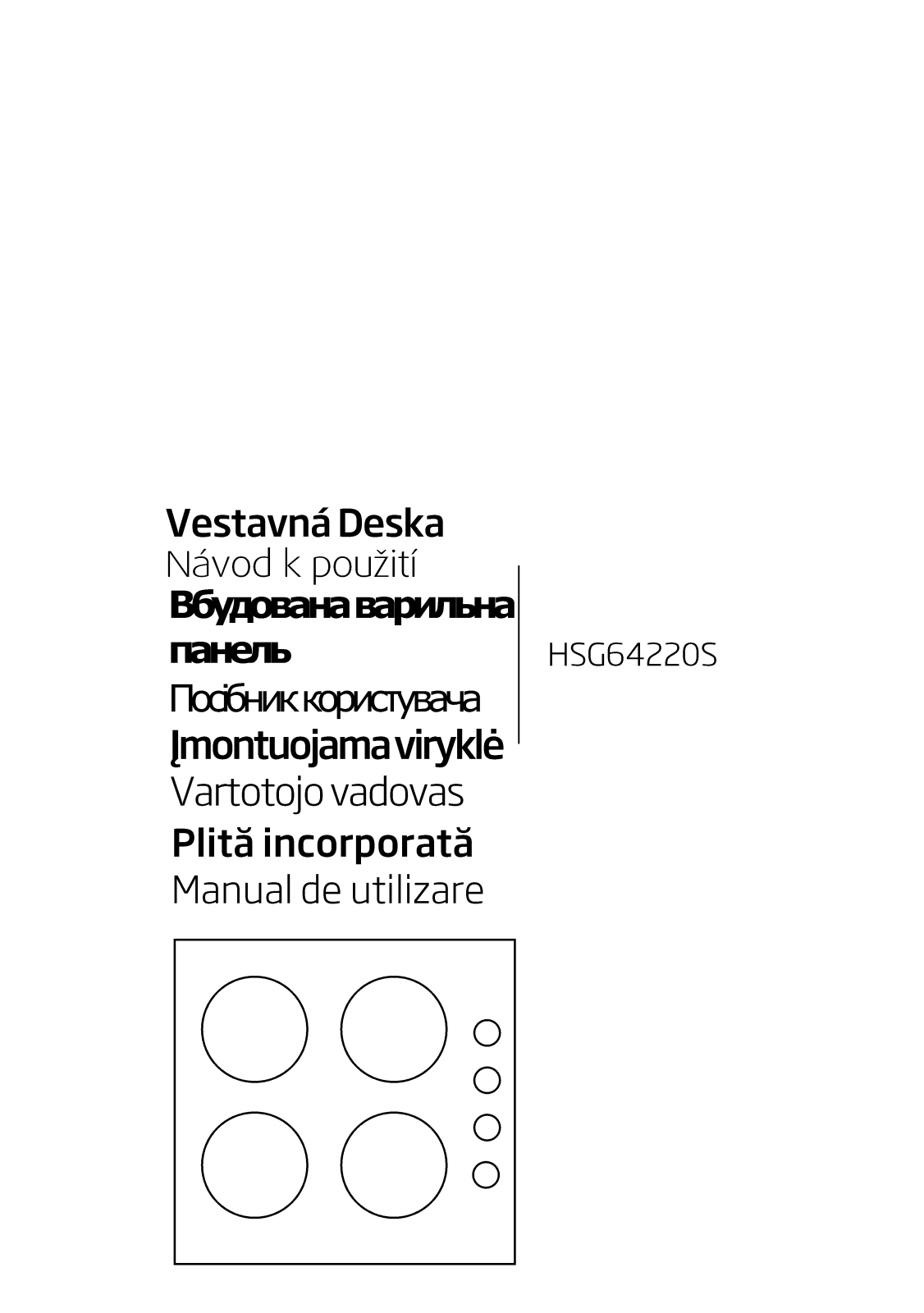 Beko HSG64220S User manual