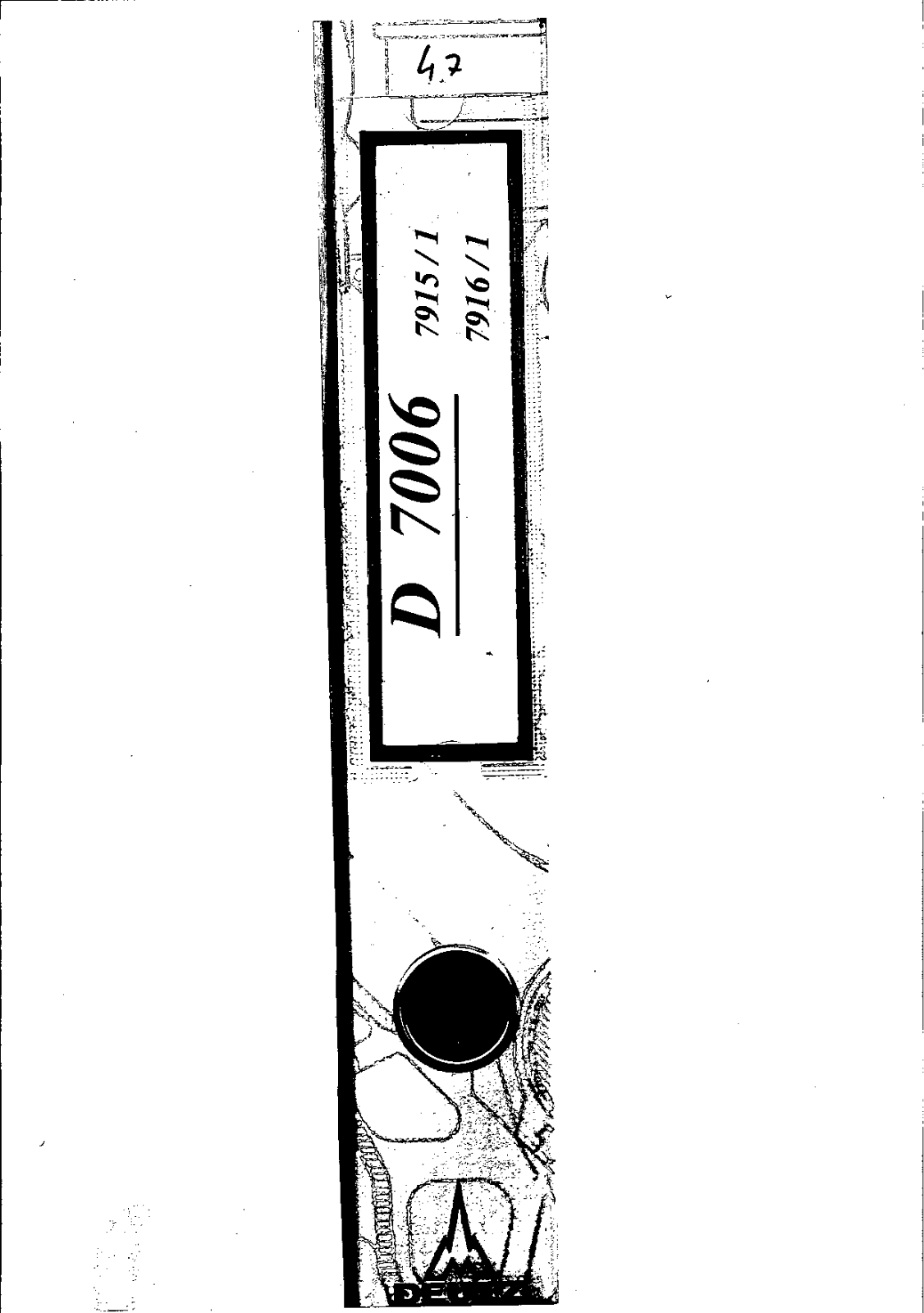 Deutz D7006 Service manual