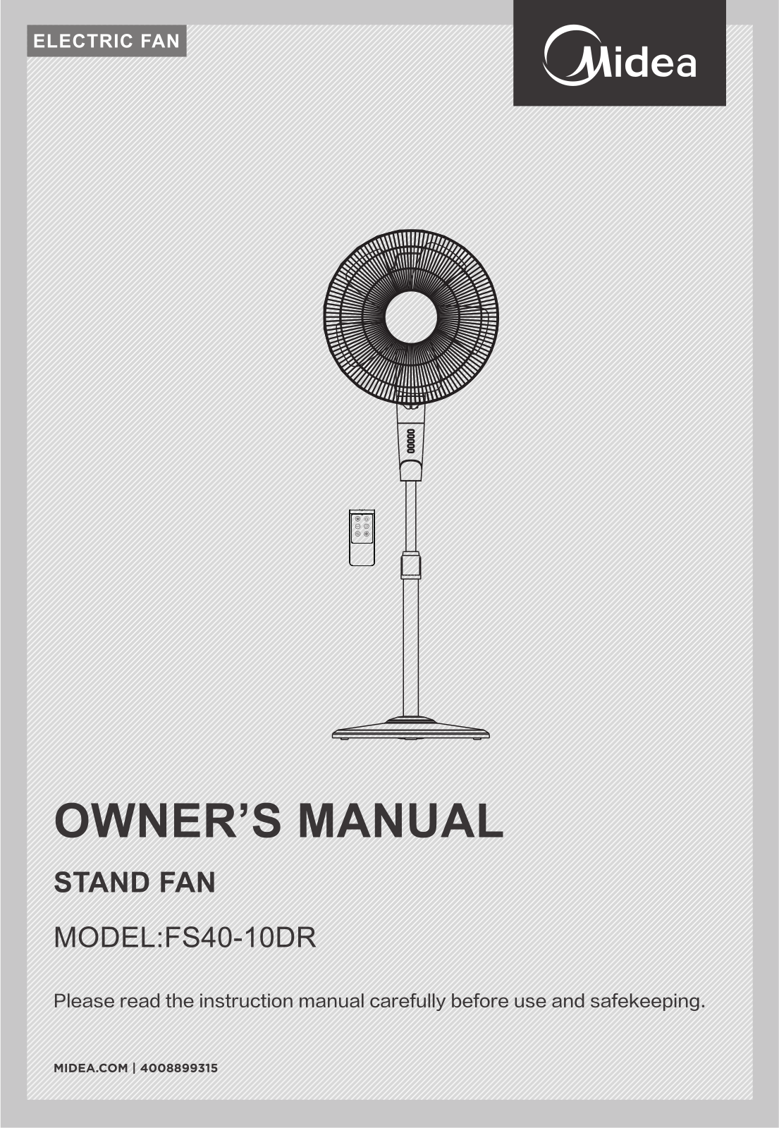 Midea FS40-10DR User Manual