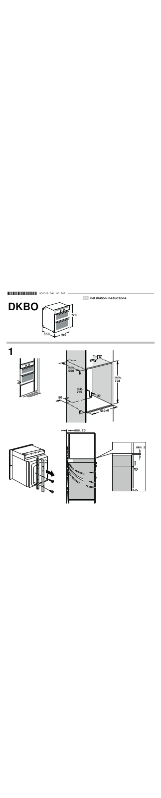 Siemens U17M62W0GB, U17M42W0GB, U17M42N0GB, U17M62N0GB, U17M72N0GB Installation Manual