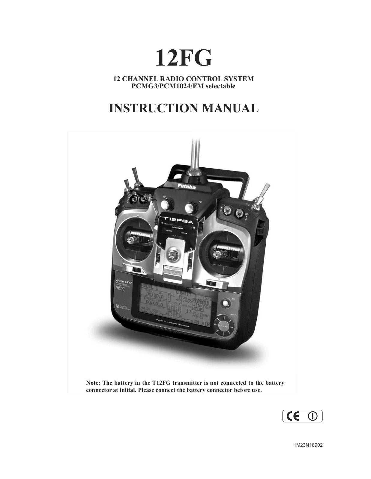 Futaba 12FG User Manual