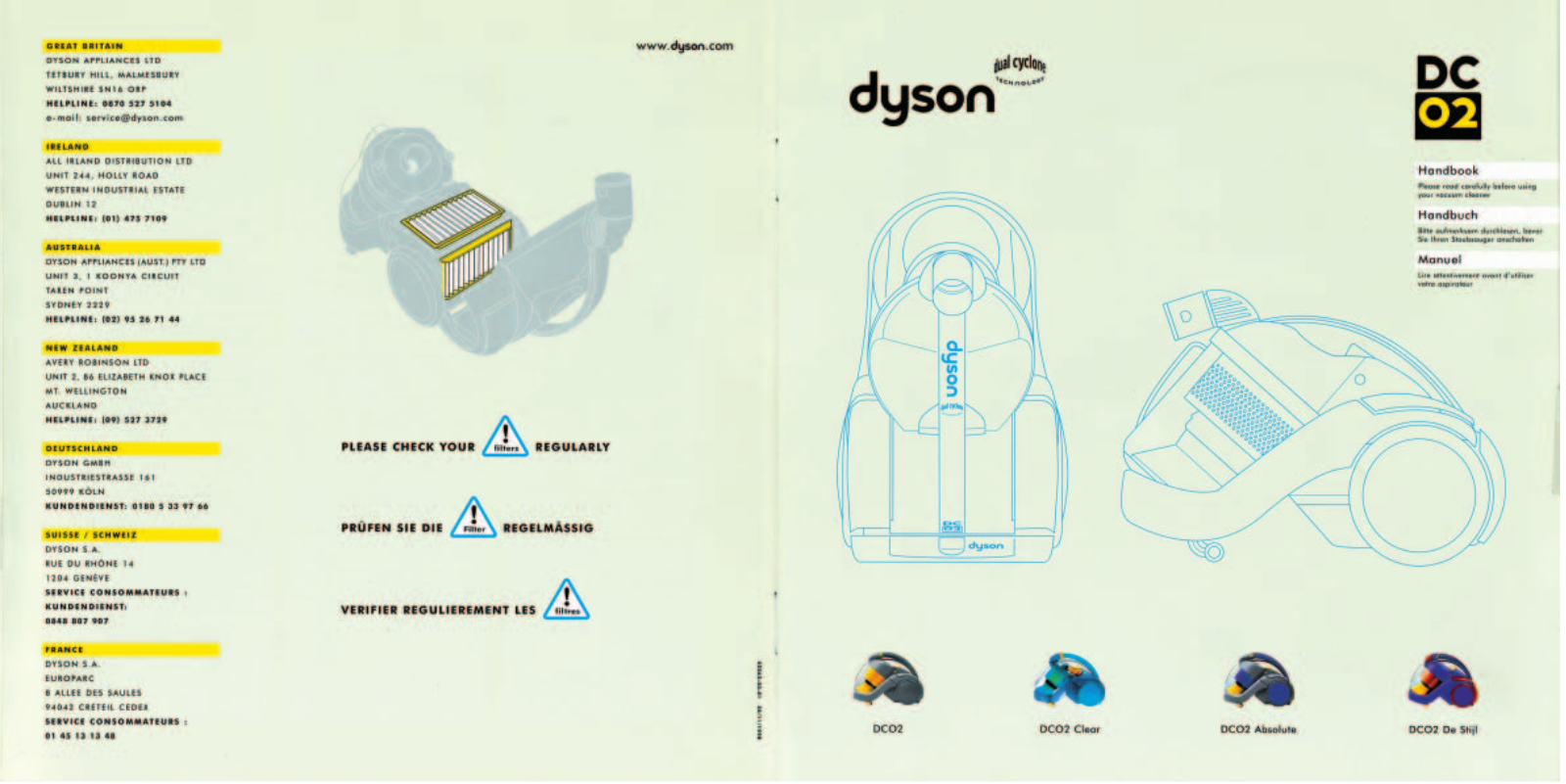 Dyson DC02 User Manual