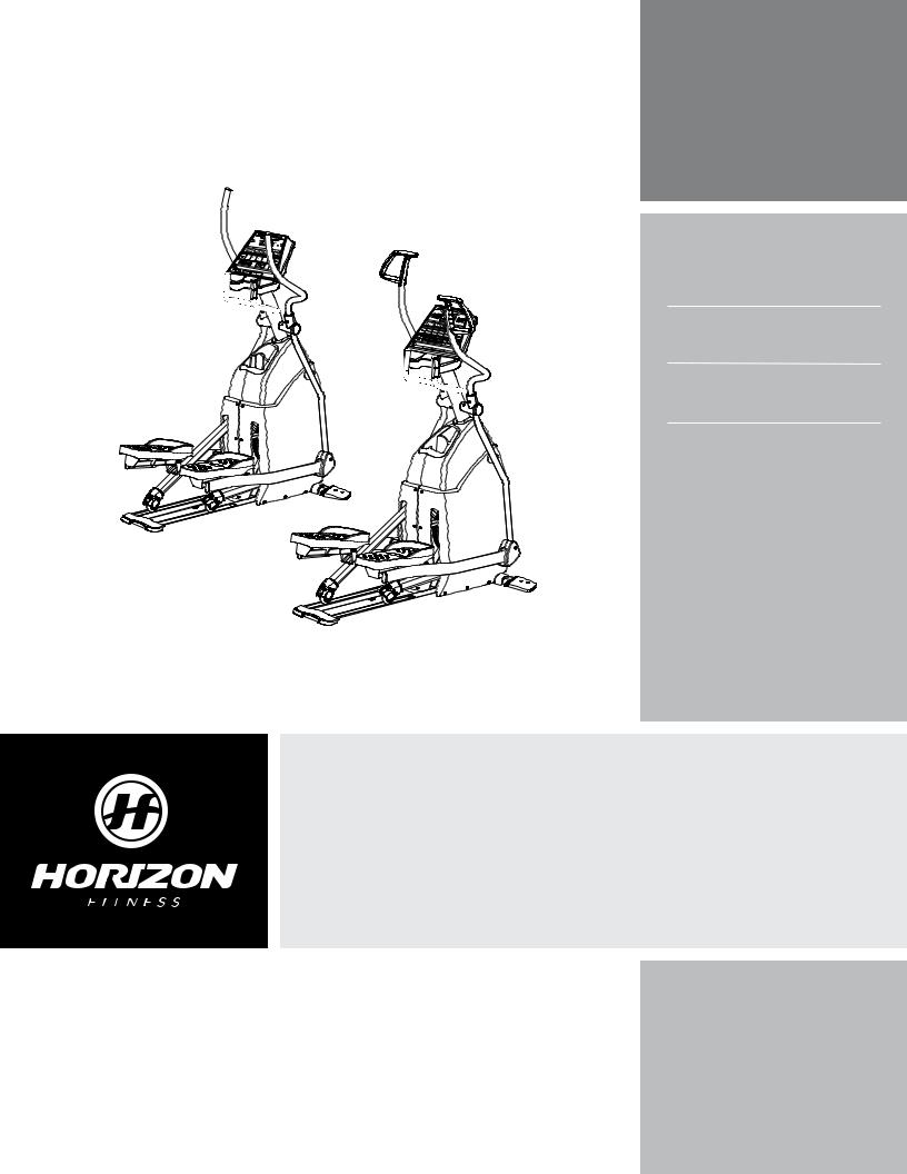 Horizon Fitness CSE3.6, CSE4.6 User Manual