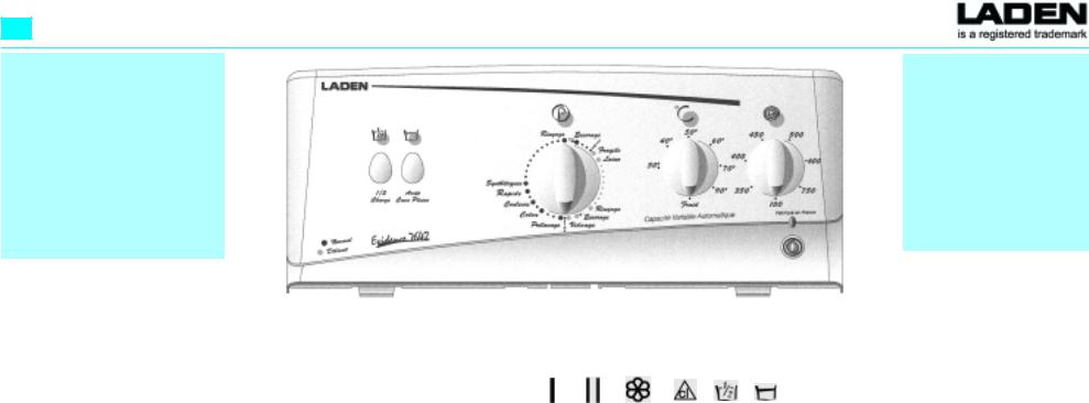 Whirlpool EV 7642 PROGRAM CHART