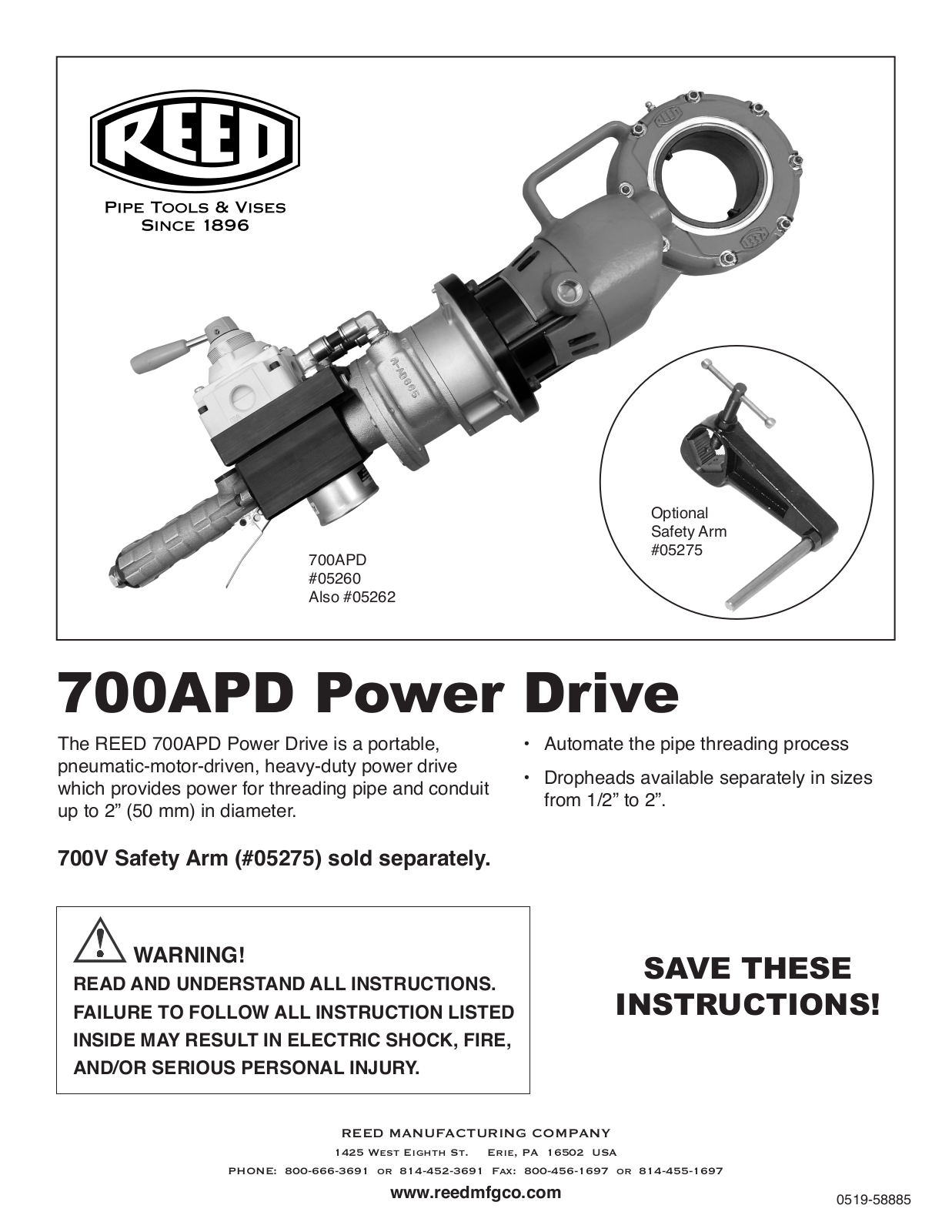 REED 700APD User Manual - ManualMachine.com