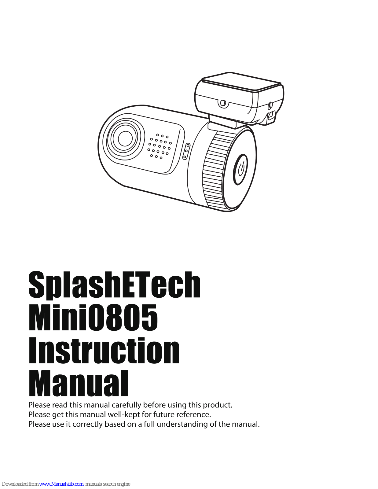 SpashETech Mini0805 Instuction Manual