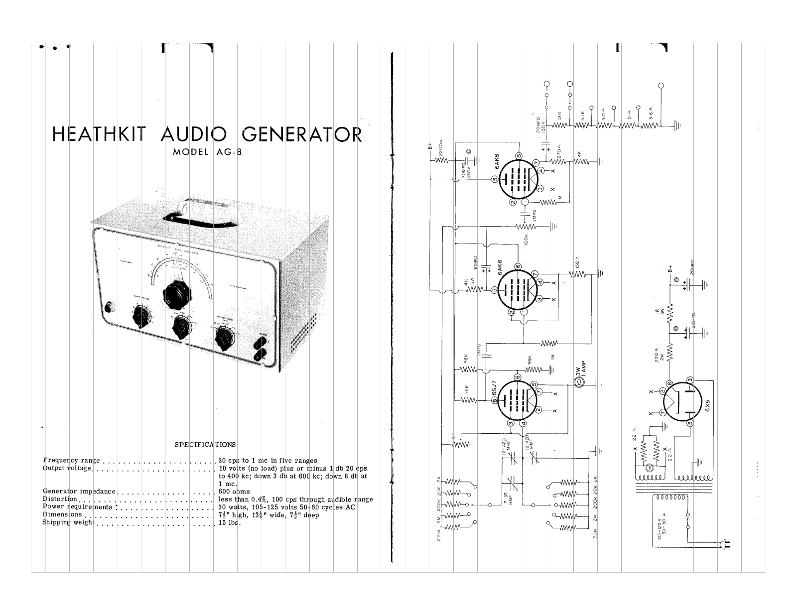 HEATHKIT AG3 User Manual