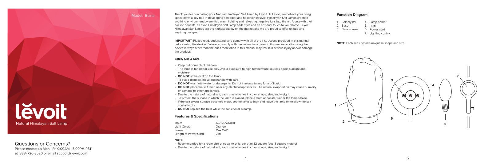 Levoit Elana User Manual - ManualMachine.com