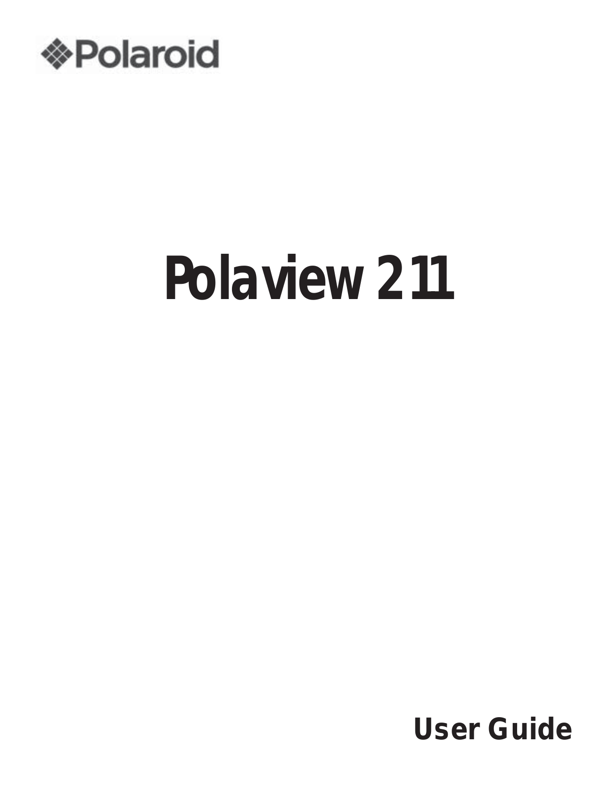 Polaroid Polaview 211E User Manual