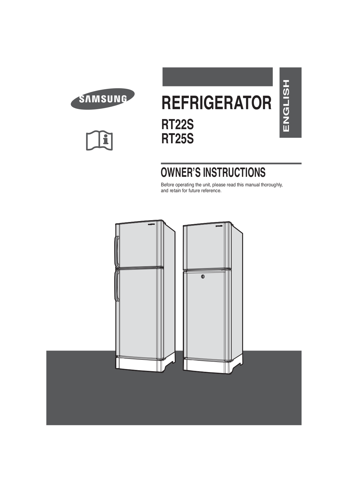 Samsung RT25SCPP, RT25SCBP, RT27SASS, RT24SASS, RT22SCAS User Manual