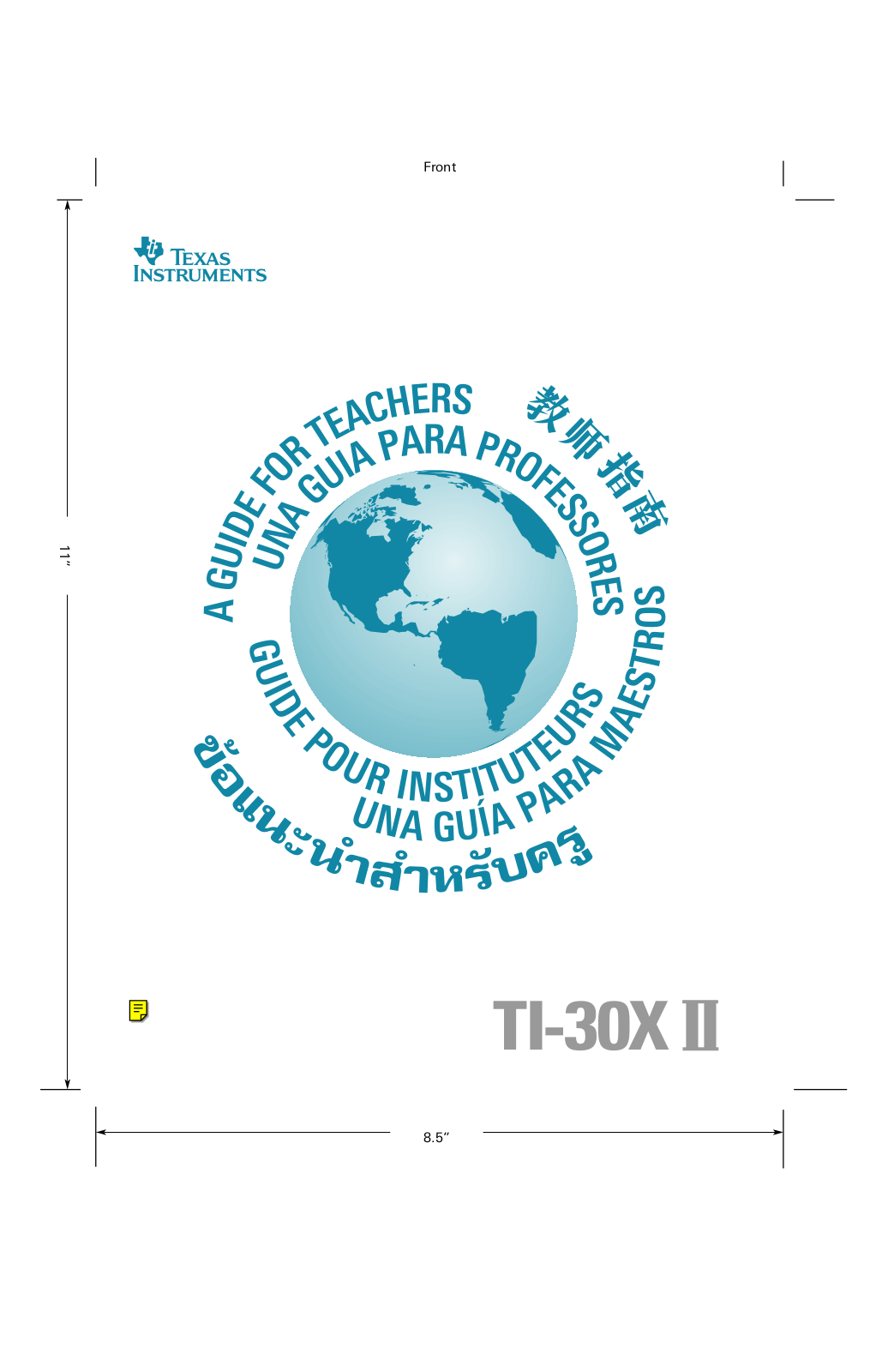 Texas instruments TI-30X II EXPLORER GUIDE