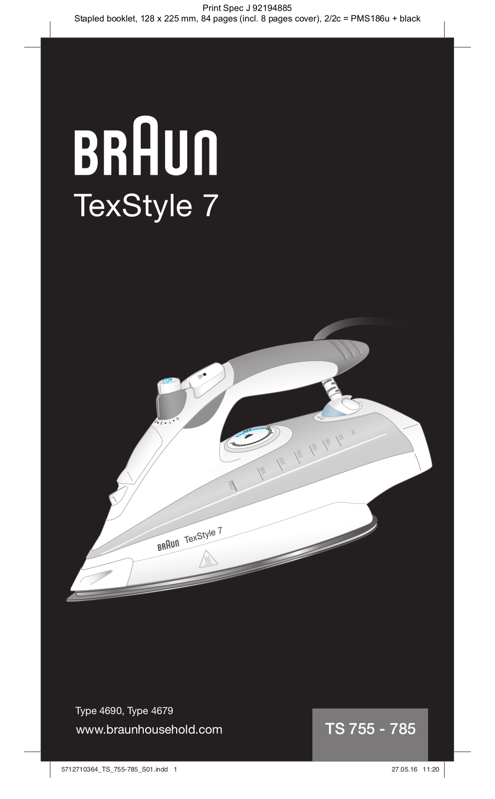 Braun TexStyle 7 User Manual