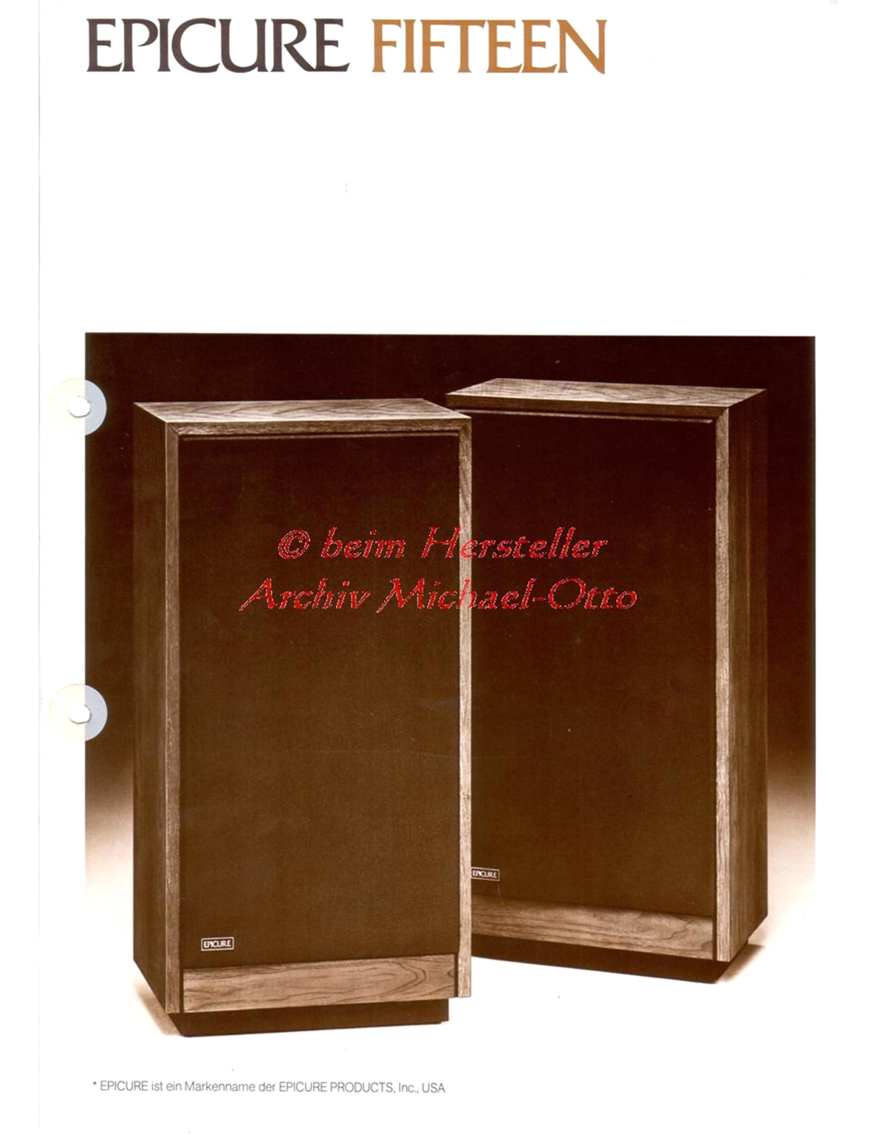 Epicure 15 brochure - ManualMachine.com