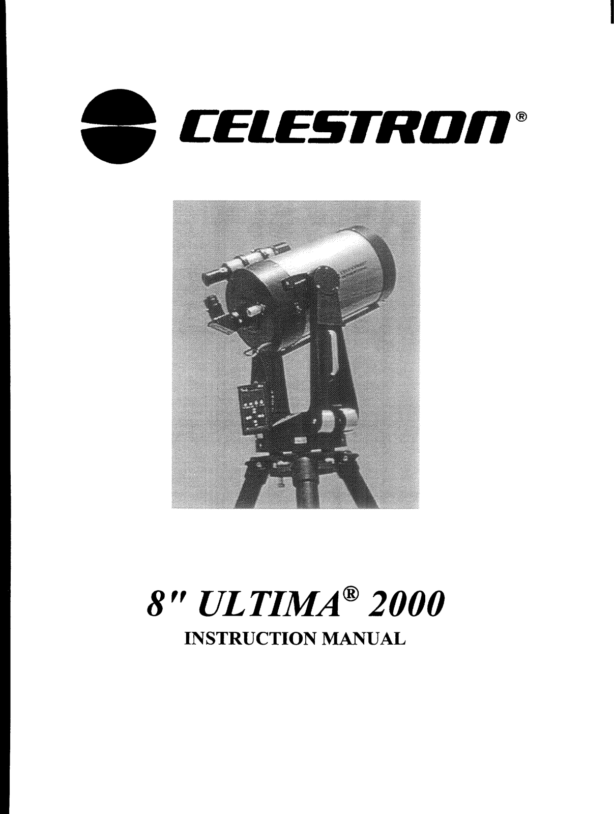 Celestron Ultima 2000 User Manual