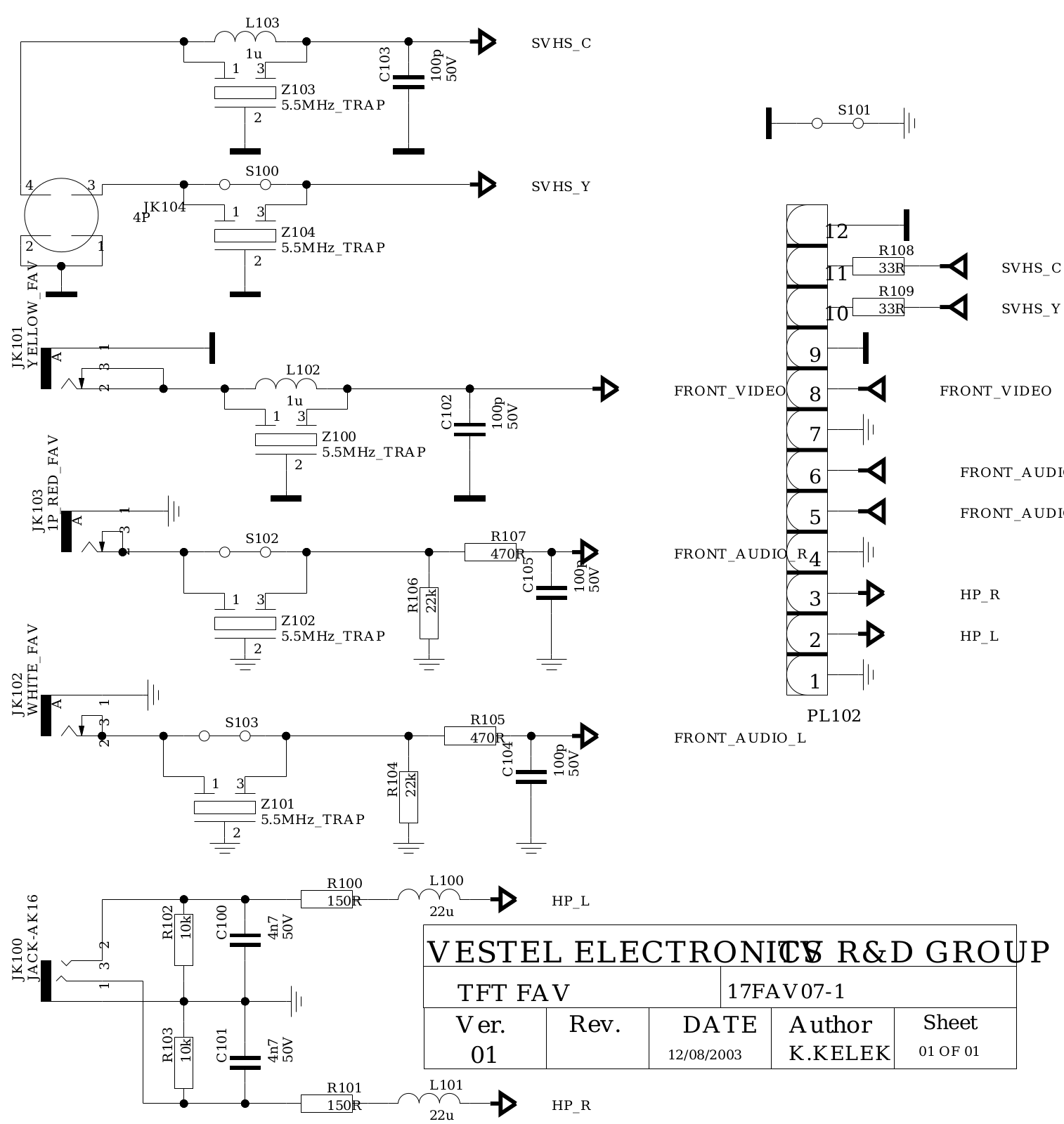 Vestel 17FAV07-2 schematic