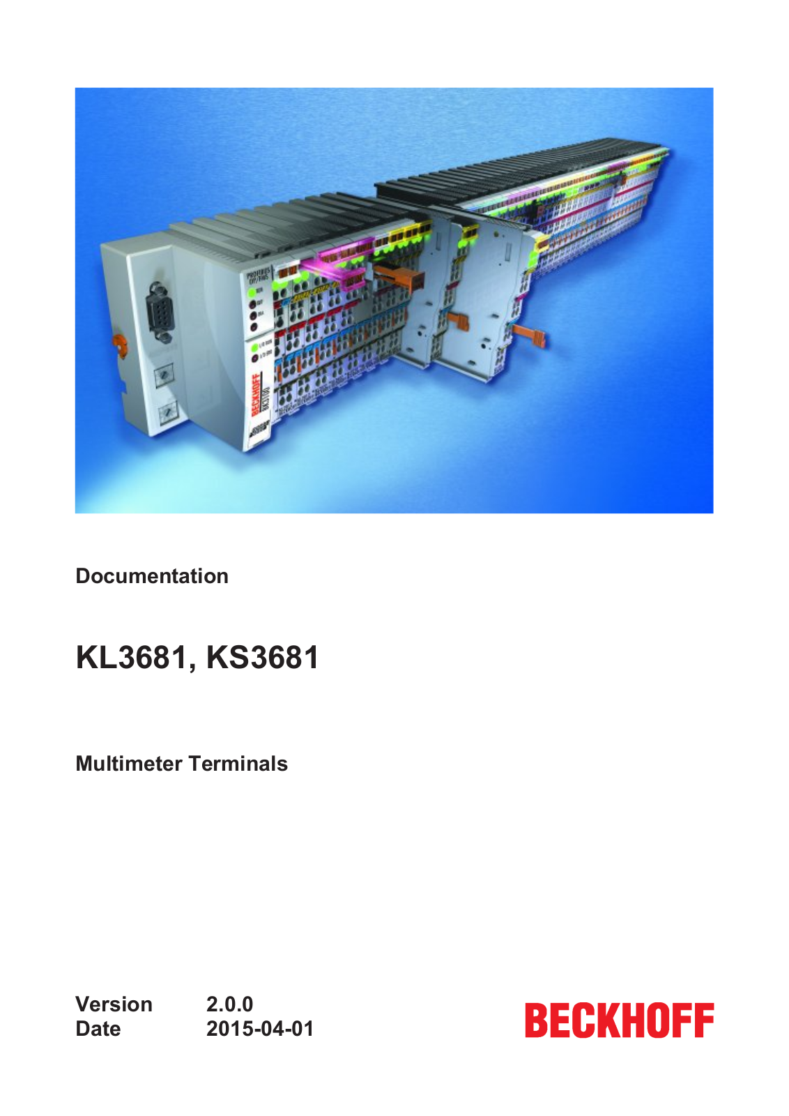 BECKHOFF KL3681 User Manual