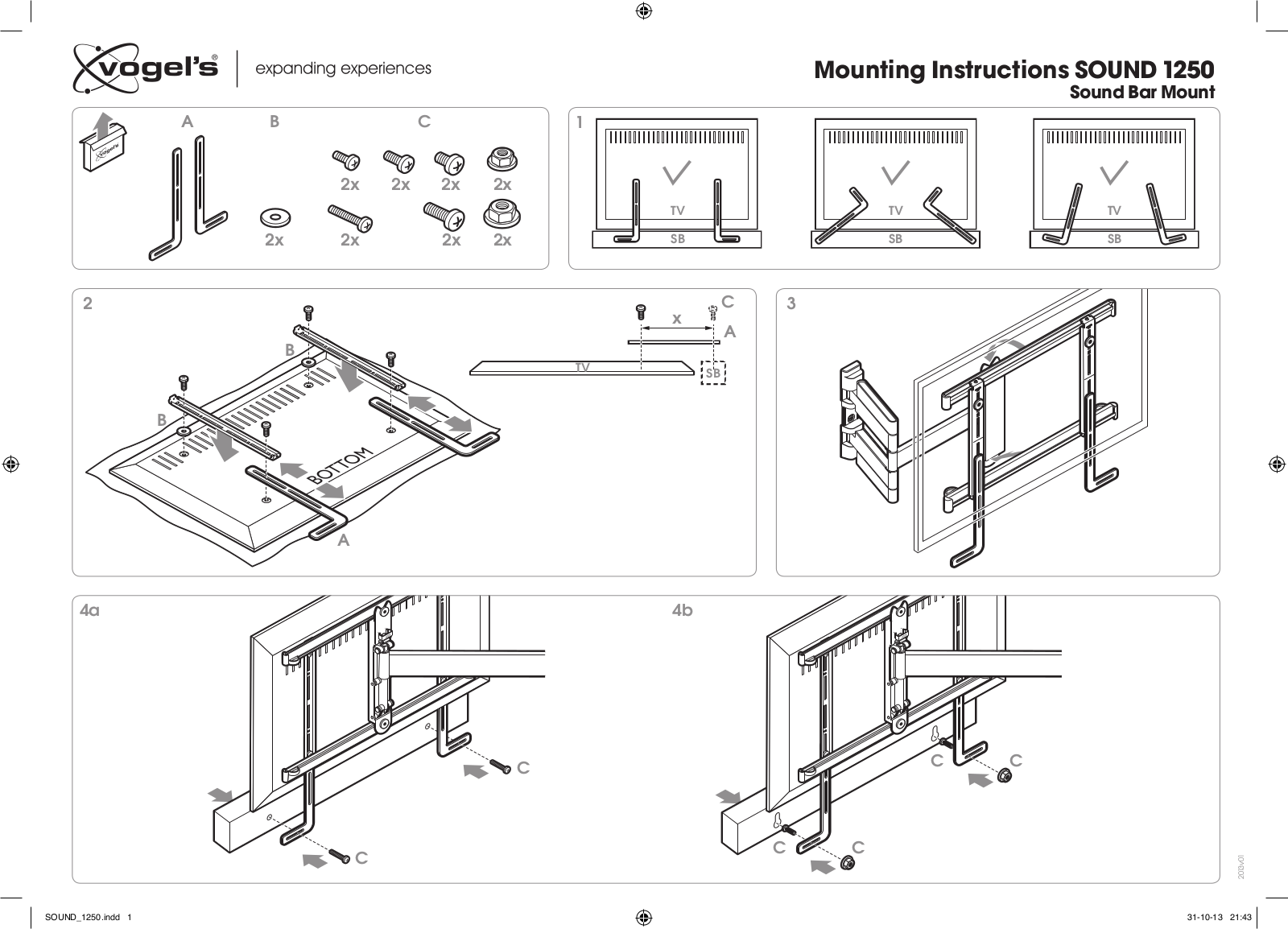 VOGEL-S Sound 1250 User Manual