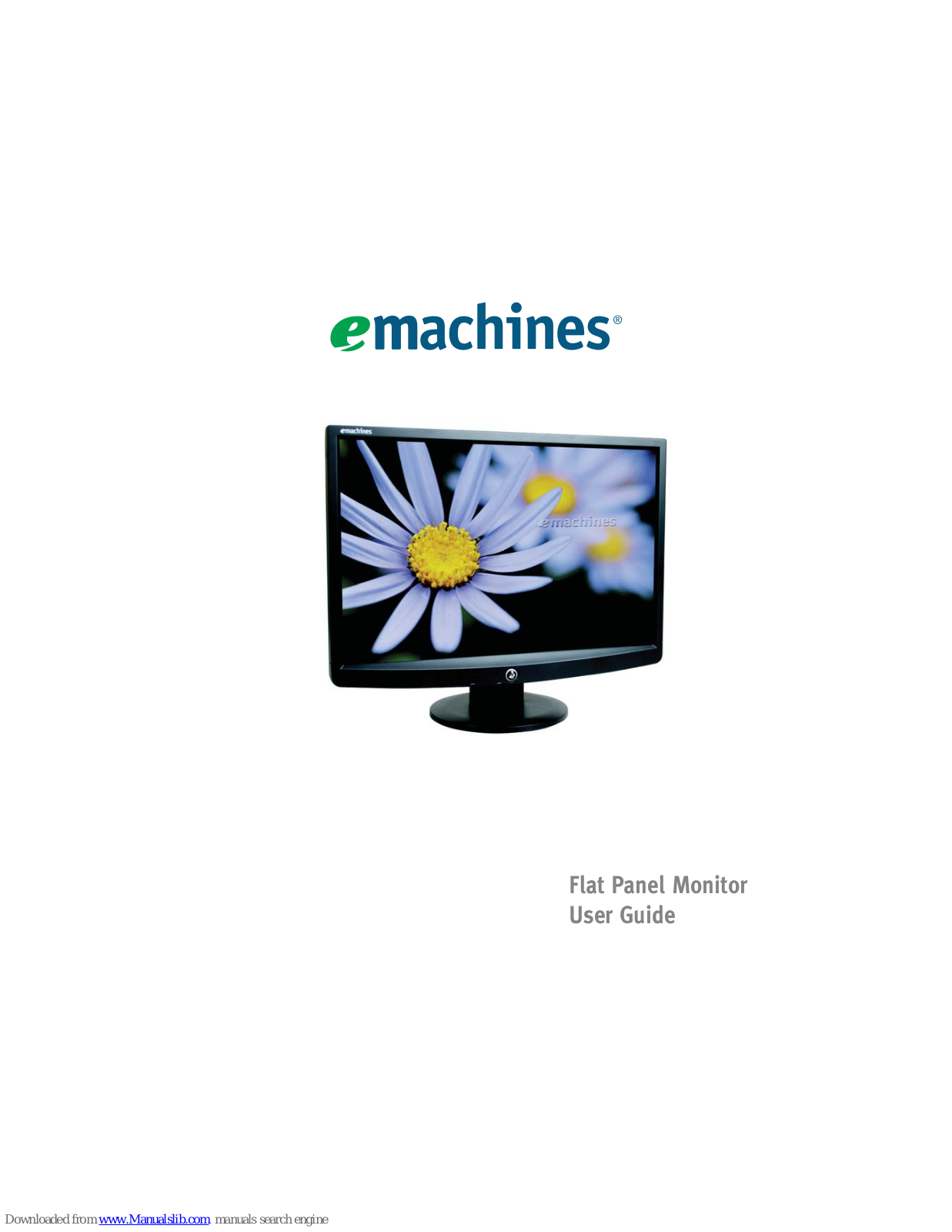 eMachines E211H - Bmd Widescreen LCD Display, E221HQ, E211H User Manual